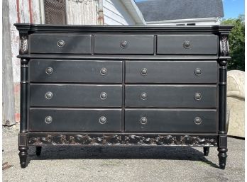 An Ebonzied Chest Of Drawers By Jaclyn Smith For Largo