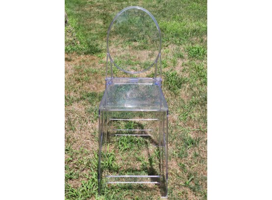Nice Lucite Ghost Chair Or Stool