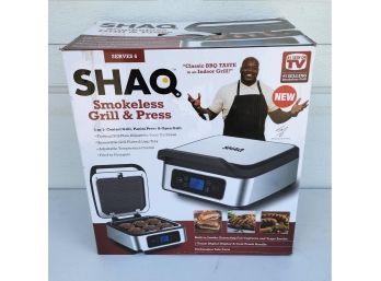 Brand New Shaq Smokeless Grill & Press