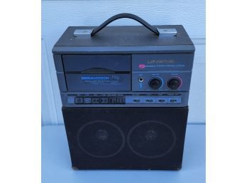 LONESTAR Singalodeon JR Portable Stereo Karaoke System Model KJ-1 Stereo Cassette Player