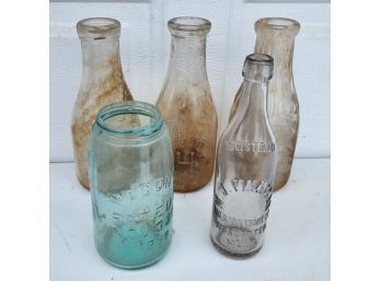 Vintage Milk Bottle And More