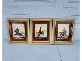 Lot Of 3 Catalda Fine Art Military Prints
