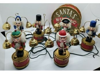 Vintage Mr. Christmas Santas Marching Band Nutcracker Edition Works - See Description