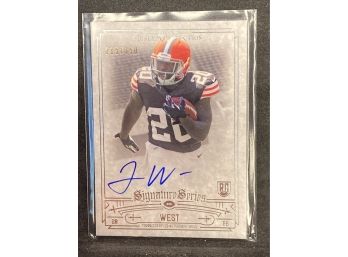 2014 Topps Museum Collection Signature Series Terrance West Autograph Card
