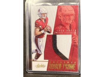 2018 Panini Absolute Rookie Prime Josh Rosen 3 Color Jersey Patch Relic Card 72/99