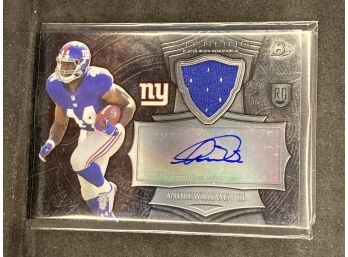 2014 Bowman Sterling Andre Williams Rookie Autograph/Jersey Relic Card