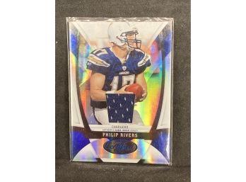 2009 Donruss Certified Philip Rivers Jersey Relic Card 32/100
