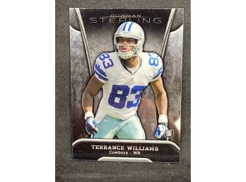 2013 Bowman Sterling Terrance Williams Rookie Card