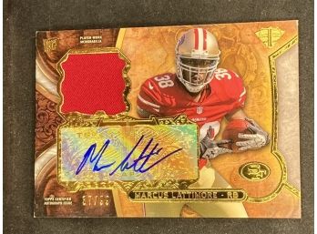 2013 Topps Triple Threads Marcus Lattimore Autograph/Jersey Relic Card 37/99