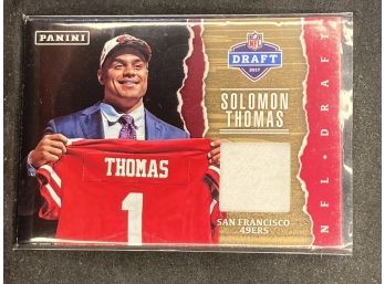 2017 Panini Father's Day NFL Draft Soloman Thomas Rookie Jersey Relic