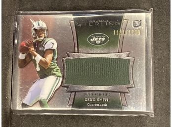 2013 Bowman Sterling Geno Smith Jersey Relic Card 1131/1206