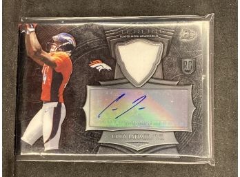 2014 Bowman Sterling Cody Latimer Rookie Autograph/Jersey Relic Card