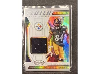 2018 Panini Certified Clutch Performers Antonio Brown Jersey Relic Card 136/399