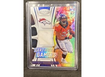 2018 Panini Certified Gamers C.J. Anderson Jersey Relic Card 44/299
