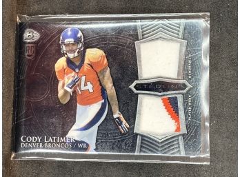 2014 Bowman Sterling Cody Latimer Rookie Dual Relic Patch Card