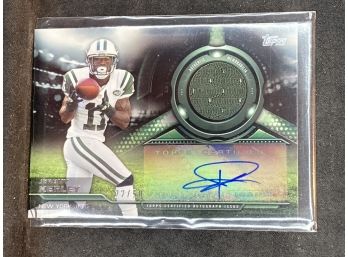 2014 Topps Jeremy Kerley Autograph/Jersey Relic Card 22/50