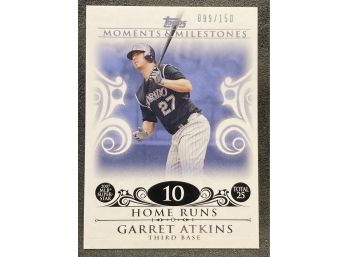 2008 Topps Moments & Milestones Garret Atkins 099/150