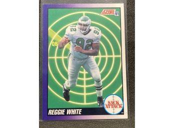 1991 Score Sack Attack Reggie White