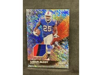 2018 Panini Day LeSean McCoy Top 100 Players 3 Color Jersey Relic Card 1 Of 1