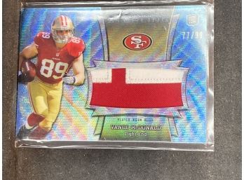 2013 Bowman Sterling Vance McDonald Rookie 2 Color Jersey Patch Relic Card 77/99