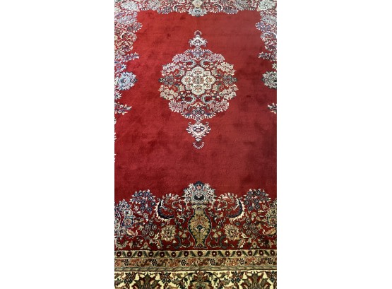 A Classic 100 Wool Hand Knotted Area Rug - 12' X 9'