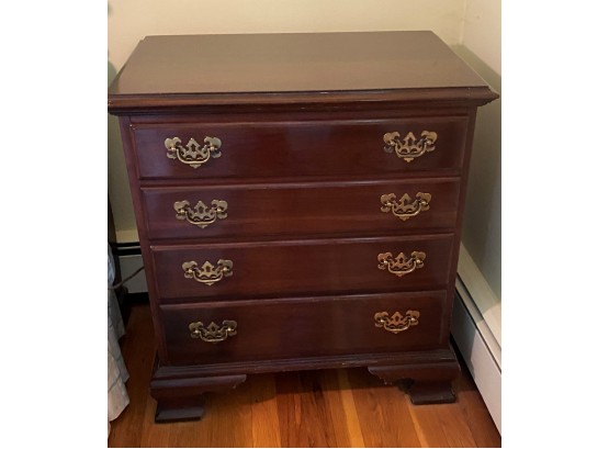 A Vintage Ethan Allen Four Drawers Night Table.