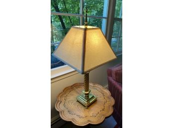 A Vintage Table Lamp By  Rembrandt Lamp Company  - Brass