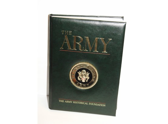 Nice Large Padded The Army Hardcover Table Book With Medallion