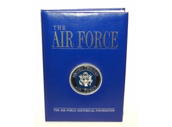 Nice Large Padded The Air Force Hard Cover Table Book With Medallion