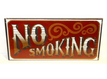 8 X 15 Wooden No Smoking Sign