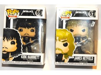 Pop Games Metallica Hetfield & Hammett Figures