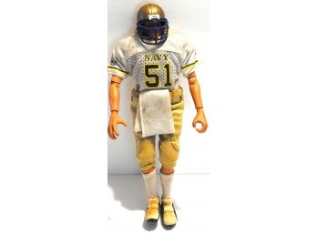 Vintage 12 Inch GI Joe Navy Football Action Figure Doll