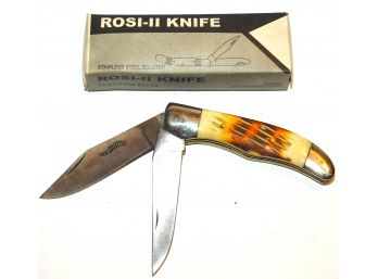 7 Inch 2 Blade Bone Collector Folding Knife