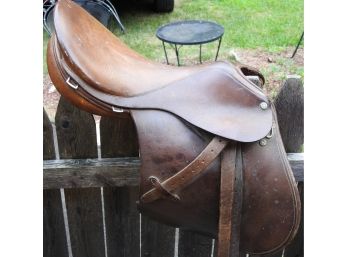 Vintage Crosby High End Leather Horse Saddle Made In England