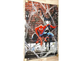 Signed Stan Lee Marvel Comic Spiderman Poster