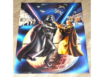 RARE 1978 Original Cascade Star Wars Movie Poster Darth Vader Obi One