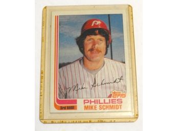 HOFer Topps Mike Schmidt 1982 Baseball Card