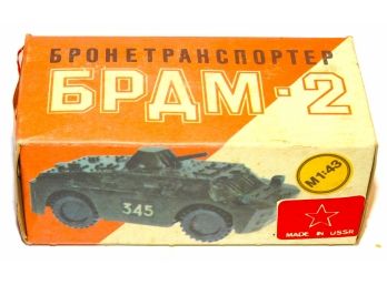 Seale Vintage Diecast Russian Army Vehicle Made In Russia 1/43
