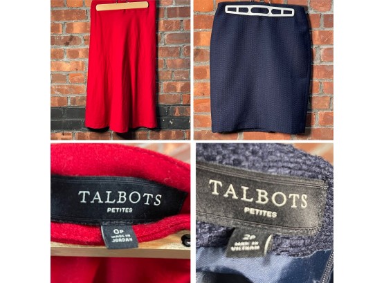 Talbots Skirts, Size 0 & 2