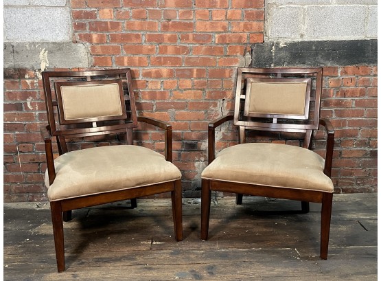 Gorgeous Upholstered Solid Wood Chairs
