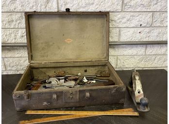 Vintage Tool Briefcase With Tools