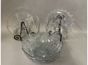 Gorgeous Glass Bowl & Platters