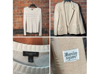 A Beautiful Talbots Sweater & Barclay Square Blazer