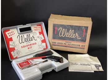 Vintage Weller Soldering  Kit, Model 8200 Pk