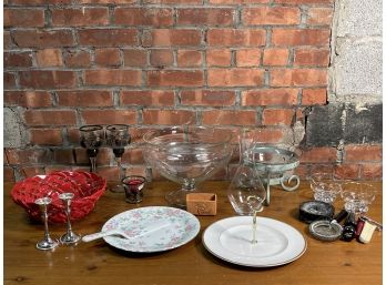 A Great Assortment Of Serving Ware & More