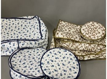 Some Vintage China Storage Cases Including Lillian Vernon