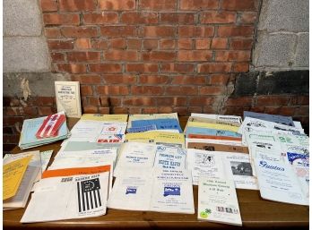 Large Collection Of Fair Booklets
