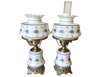 Pair Of Quoizel 'Abigail Addams Collection' Parlor Lamps