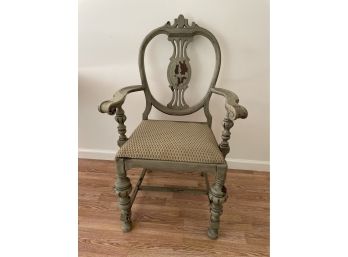 Antique Painted Chair For Restoration