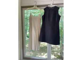 Vintage Black And White Sheath Dresses - Steven Stoller New York